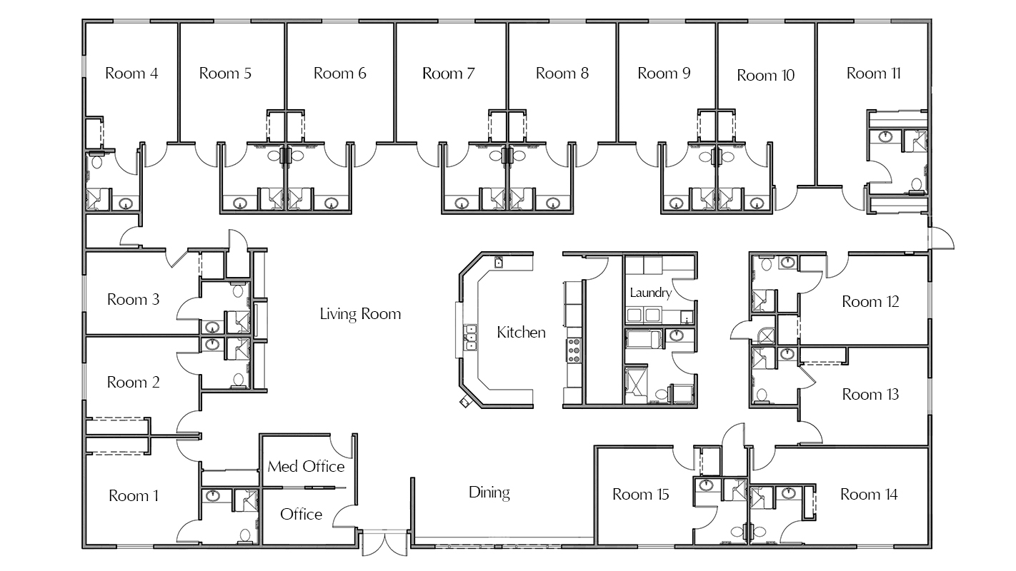 Master Floorplan of the Edgewood Sandia Home